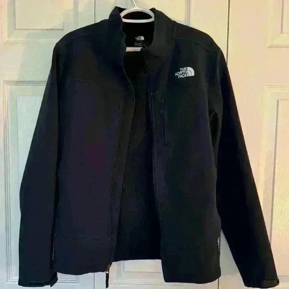 Navy Blue The North Face Zip Up Jacket - Picture 3 of 13